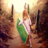 Little Surfer girl commission